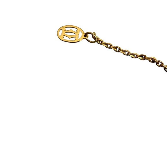 Elegant Gold Necklace with Crystal Accents - Picture 4 of 6